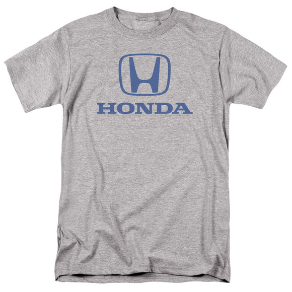 Honda Mens T-Shirt Blue Standard Logo Heather Tee - Yoga Clothing for You