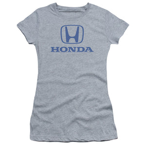 Honda Juniors T-Shirt Blue Standard Logo Heather Tee - Yoga Clothing for You