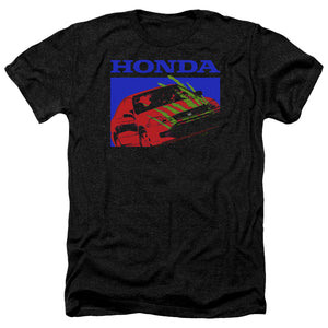Honda Heather T-Shirt Bold Civic Coupe Black Tee - Yoga Clothing for You