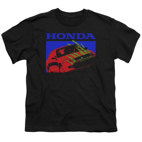 Honda Kids T-Shirt Bold Civic Coupe Black Tee - Yoga Clothing for You