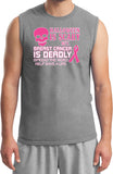Breast Cancer T-shirt Halloween Scary Muscle Tee - Yoga Clothing for You