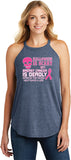 Ladies Breast Cancer Tank Top Halloween Scary Tri Rocker Tanktop - Yoga Clothing for You