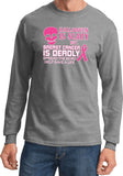 Breast Cancer T-shirt Halloween Scary Long Sleeve - Yoga Clothing for You
