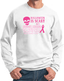 Breast Cancer Sweatshirt Halloween Scary - Yoga Clothing for You