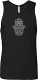 Grey Hamsa OM Premium Yoga Tank Top - Yoga Clothing for You