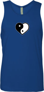 Yin Yang Heart Premium Yoga Tank Top - Yoga Clothing for You