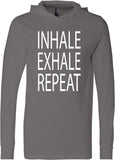 Inhale Exhale Repeat Lightweight Yoga Hoodie Tee Shirt - Yoga Clothing for You