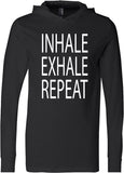 Inhale Exhale Repeat Lightweight Yoga Hoodie Tee Shirt - Yoga Clothing for You