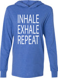 Inhale Exhale Repeat Lightweight Yoga Hoodie Tee Shirt - Yoga Clothing for You