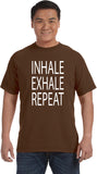 Inhale Exhale Repeat Pigment Dye Yoga Tee Shirt - Yoga Clothing for You