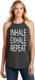 Inhale Exhale Repeat Triblend Yoga Rocker Tank Top - Yoga Clothing for You