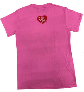 I Love Lucy T-Shirt Chocolate Factory Speed it Up Pink Tee - Yoga Clothing for You