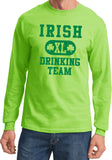 St Patricks Day T-shirt Irish Drinking Team Long Sleeve - Yoga Clothing for You