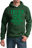 St Patricks Day Hoodie Irish Drinking Team - Yoga Clothing for You
