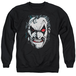 Lobo Sweatshirt Face Black Pullover - Yoga Clothing for You