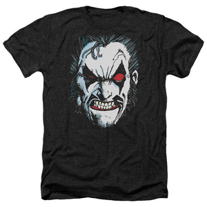 Lobo Heather T-Shirt Face Black Tee - Yoga Clothing for You