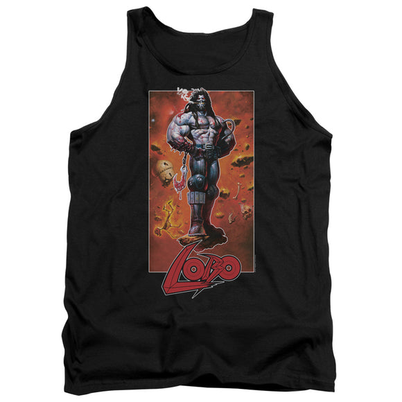 Lobo Tanktop Pose Black Tank - Yoga Clothing for You