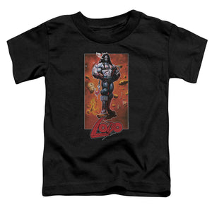 Lobo Toddler T-Shirt Pose Black Tee - Yoga Clothing for You