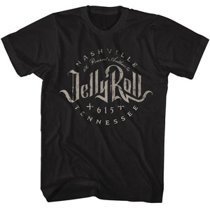 Jelly Roll Nashville TN Black Tall T-shirt