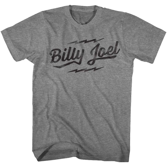 Billy Joel T-Shirt Logo Grey Tee - Yoga Clothing for You