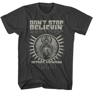 Journey Don't Stop Believin Detroit Smoke T-shirt