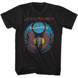 Journey Vintage Scarab and Orb Logo Black Tall T-shirt