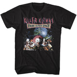 Killer Klowns From Outer Space Evil Clowns in Space Black Tall T-shirt - Yoga Clothing for You