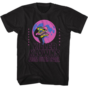 Killer Klowns From Outer Space Popcorn Clowns Black Tall T-shirt - Yoga Clothing for You