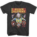Killer Klowns From Outer Space Comic Book Smoke T-shirt - Yoga Clothing for You