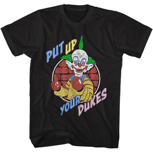 Killer Klowns From Outer Space Put Up Your Dukes Black Tall T-shirt - Yoga Clothing for You