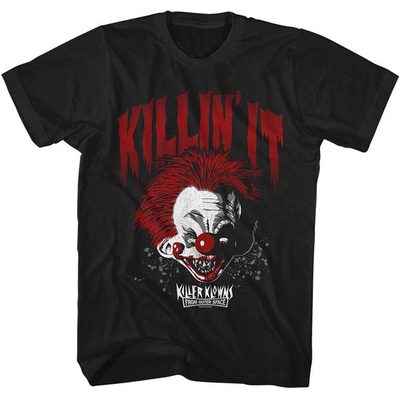 Killer Klowns From Outer Space Killin It Black Tall T-shirt - Yoga Clothing for You