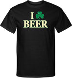 St Patricks Day T-shirt I Love Beer Tall Tee - Yoga Clothing for You