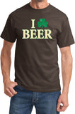 Men's St Patricks Day I Love Beer T-shirt - Yoga Clothing for You