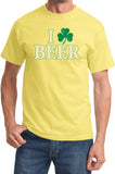 Men's St Patricks Day I Love Beer T-shirt - Yoga Clothing for You