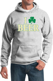 St Patricks Day Hoodie I Love Beer - Yoga Clothing for You