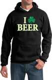 St Patricks Day Hoodie I Love Beer - Yoga Clothing for You