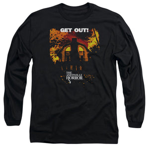 Amityville Horror Long Sleeve T-Shirt Get Out Black Tee - Yoga Clothing for You