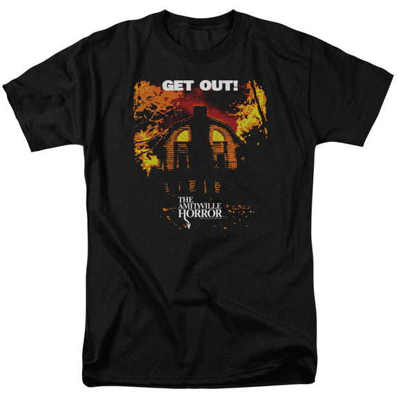 Amityville Horror T-Shirt Get Out Black Tee - Yoga Clothing for You