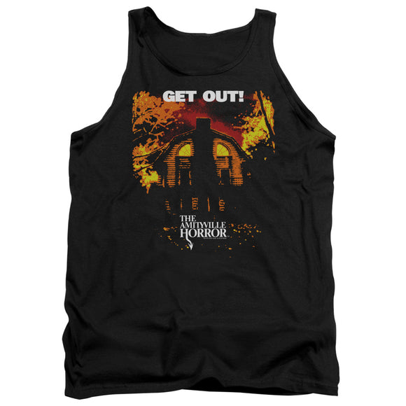 Amityville Horror Tanktop Get Out Black Tank - Yoga Clothing for You