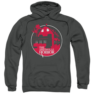 Amityville Horror Hoodie Red House Charcoal Hoody - Yoga Clothing for You