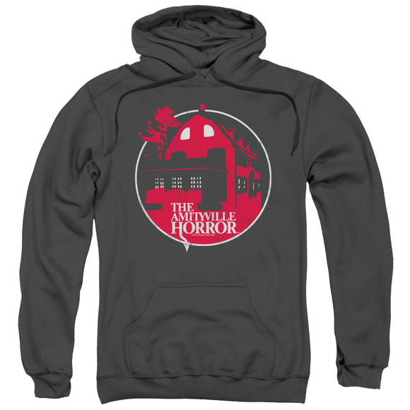 Amityville Horror Hoodie Red House Charcoal Hoody - Yoga Clothing for You