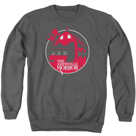 Amityville Horror Sweatshirt Red House Charcoal Pullover - Yoga Clothing for You