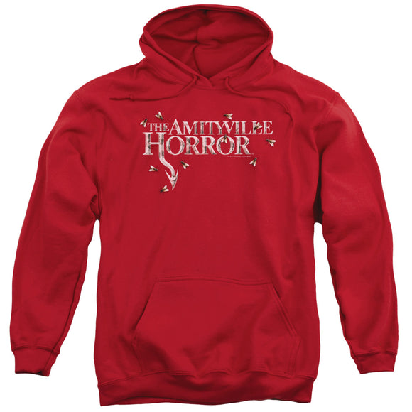 Amityville Horror Hoodie Flies Logo Red Hoody - Yoga Clothing for You