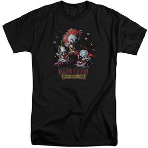 Killer Klowns From Outer Space Tall T-Shirt Popcorn Black Tee - Yoga Clothing for You
