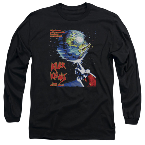 Killer Klowns From Outer Space Long Sleeve T-Shirt Movie Poster Black Tee - Yoga Clothing for You