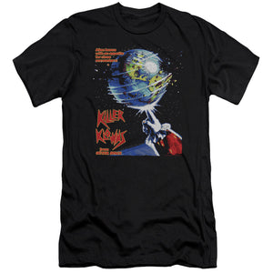 Killer Klowns From Outer Space Premium Canvas T-Shirt Movie Poster Black Tee - Yoga Clothing for You