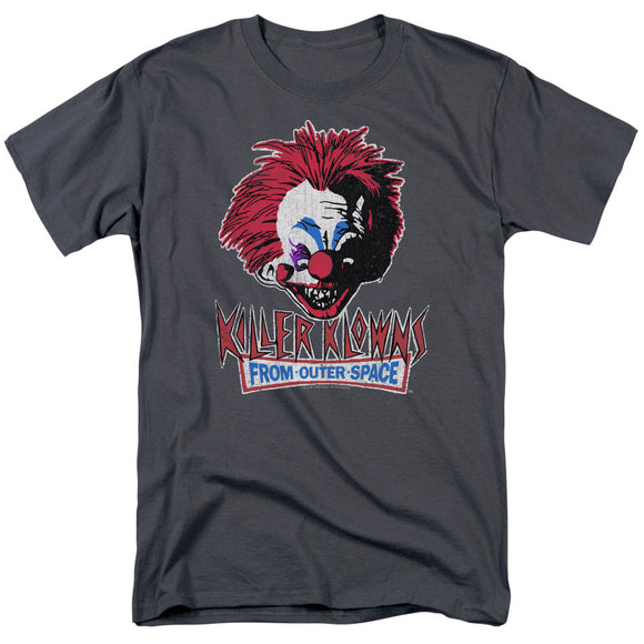 Killer Klowns From Outer Space T-Shirt Evil Clown Charcoal Tee - Yoga Clothing for You