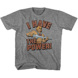 Masters of the Universe Kids T-Shirt He-Man I Have The Power Quote Tee