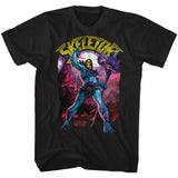 Masters of the Universe Skeletor in Action Black T-shirt