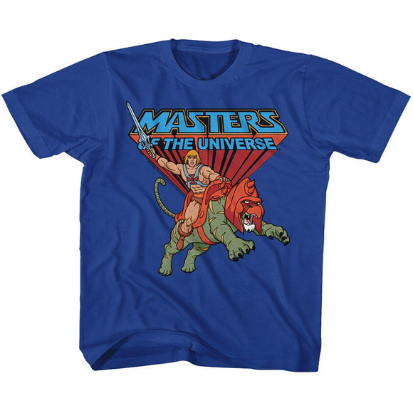 Masters of the Universe Kids T-Shirt He-Man with Battle Cat Tee